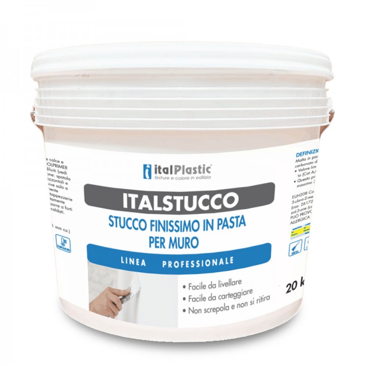 STUCCO PRONTO ALL’USO ITALSTUCCO PASTA STUCCO PRONTO ALL’USO ITALSTUCCO PASTA