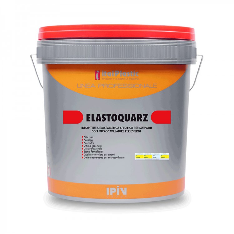 Pittura Elastomerica Acrilica al Quarzo antialga Elastoquarz