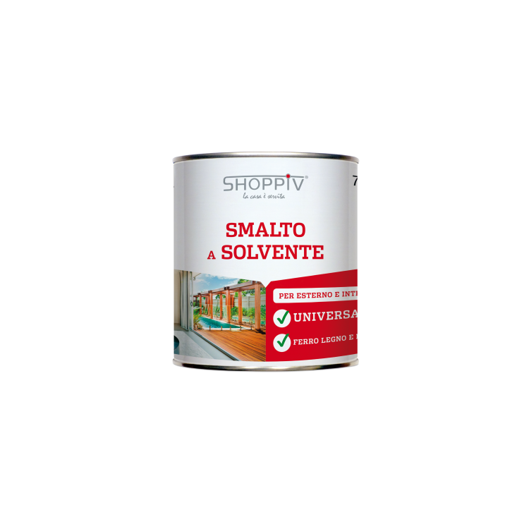 Smalto a Solvente per Ferro e Legno Lucido 0,75 Lt COLOR Smalto a Solvente per Ferro e Legno Lucido 0,75 Lt COLOR